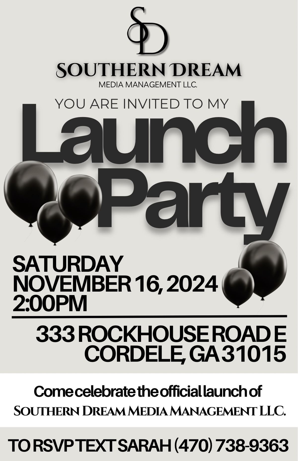 Business Launch Party