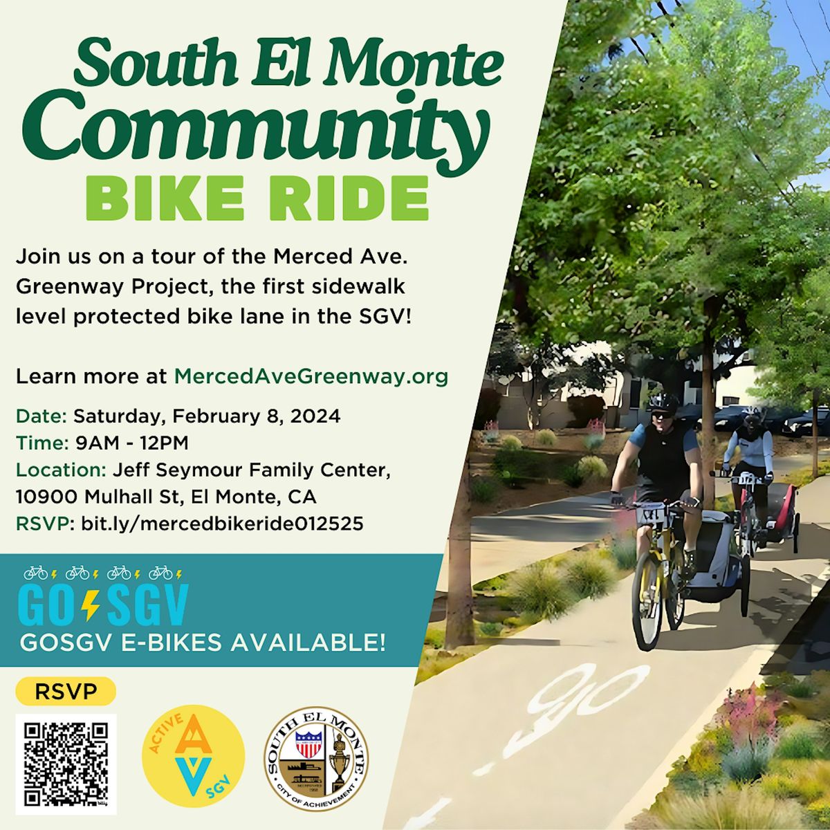 Merced Ave Greenway: South El Monte Community Bike Ride