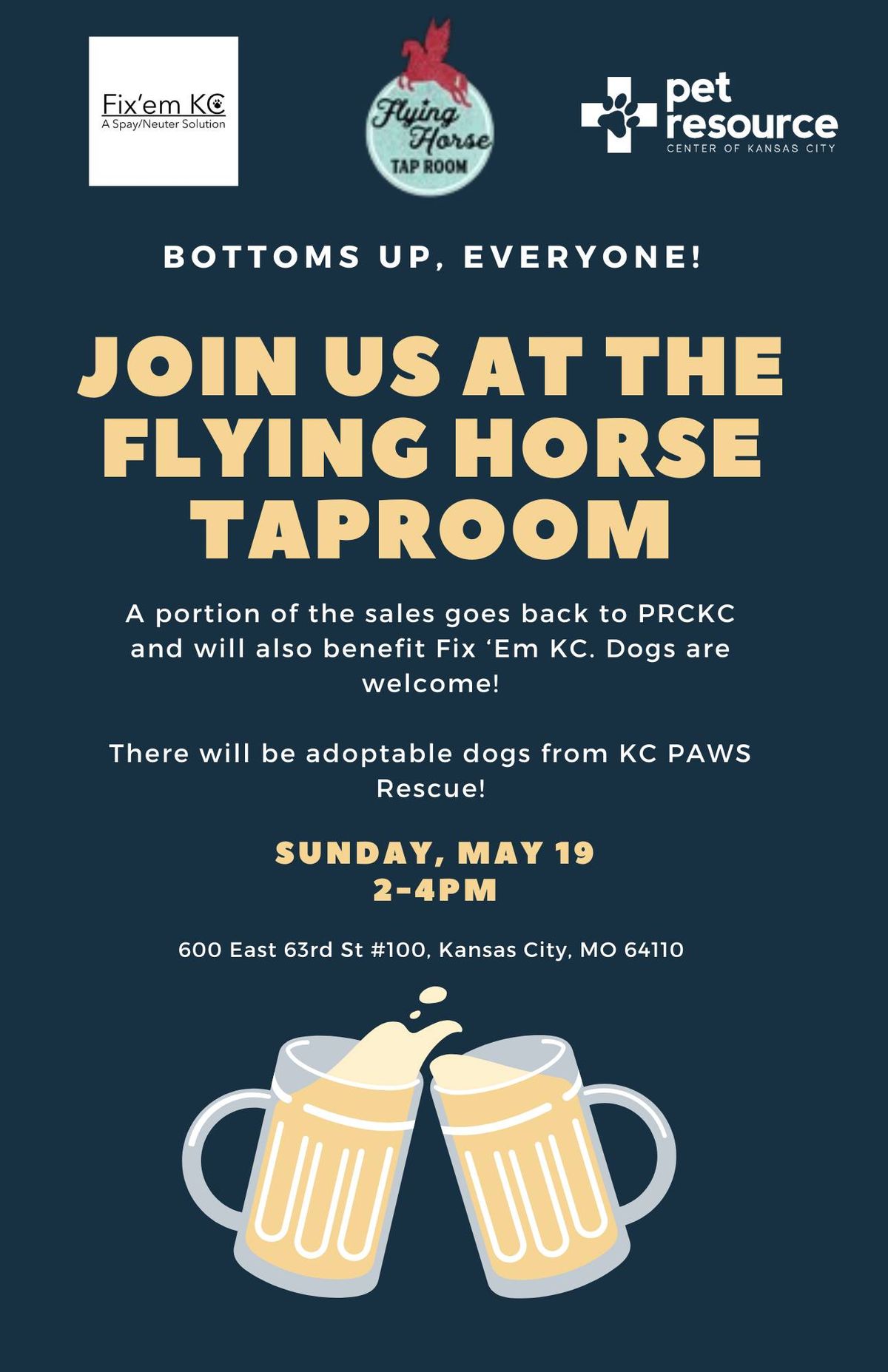 Join PRCKC at the The Flying Horse Taproom