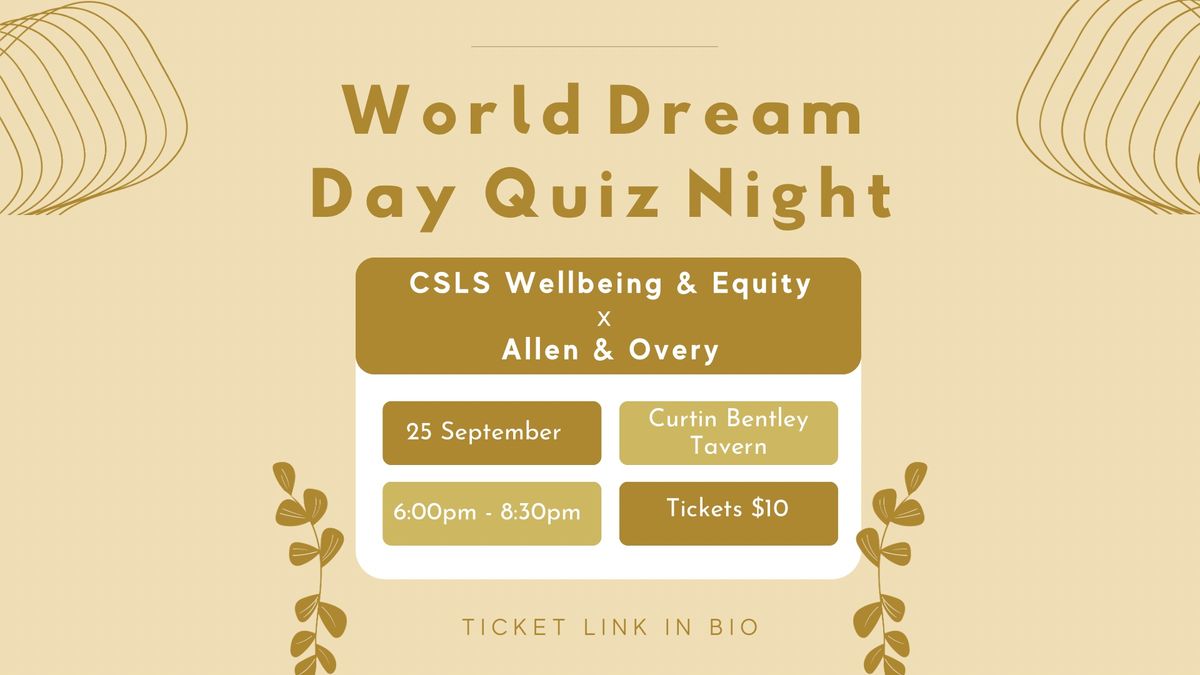 World Dream Day Quiz Night 