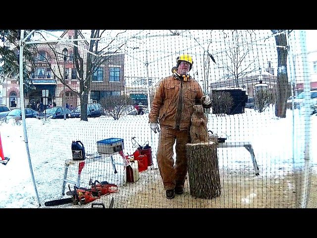 2025 Groundhog Wood Carving