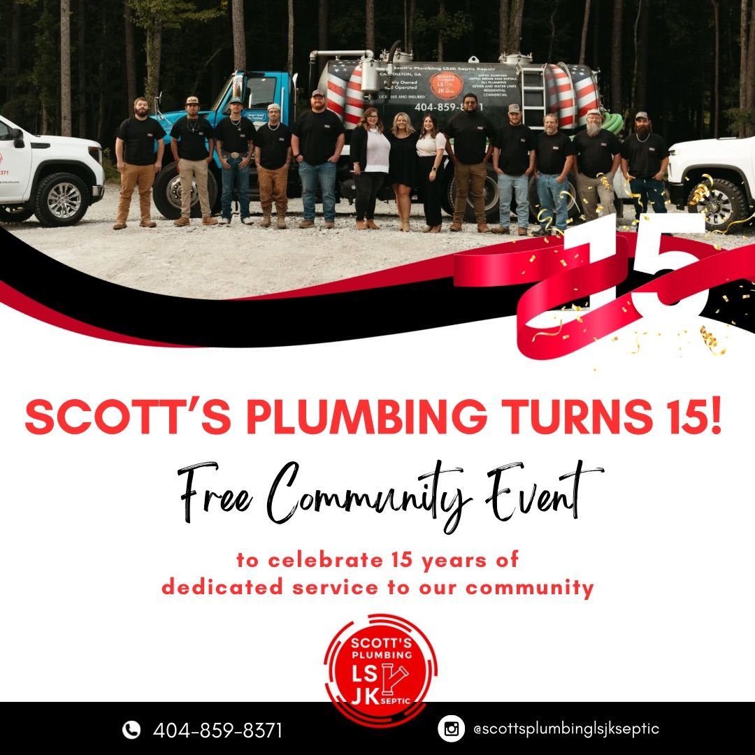 Scott's Plumbing 15th Anniversary Community Day