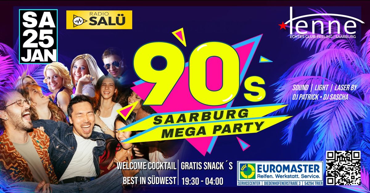 90s MEGA PARTY | DIE ERSTE IN 2025