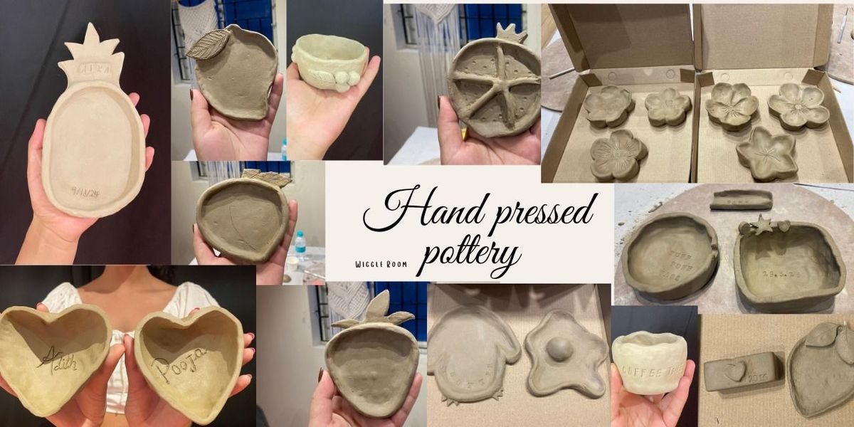 Hand pressed Pottery