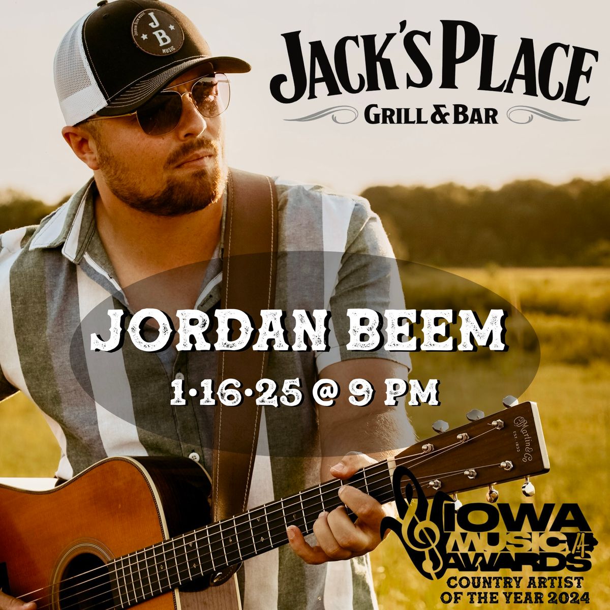 Jordan Beem Live at Jacks Place! 