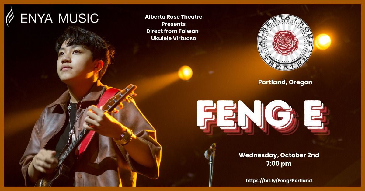 Direct from Taiwan:  Ukulele Sensation Feng E with Special Guest Kyran Daniel