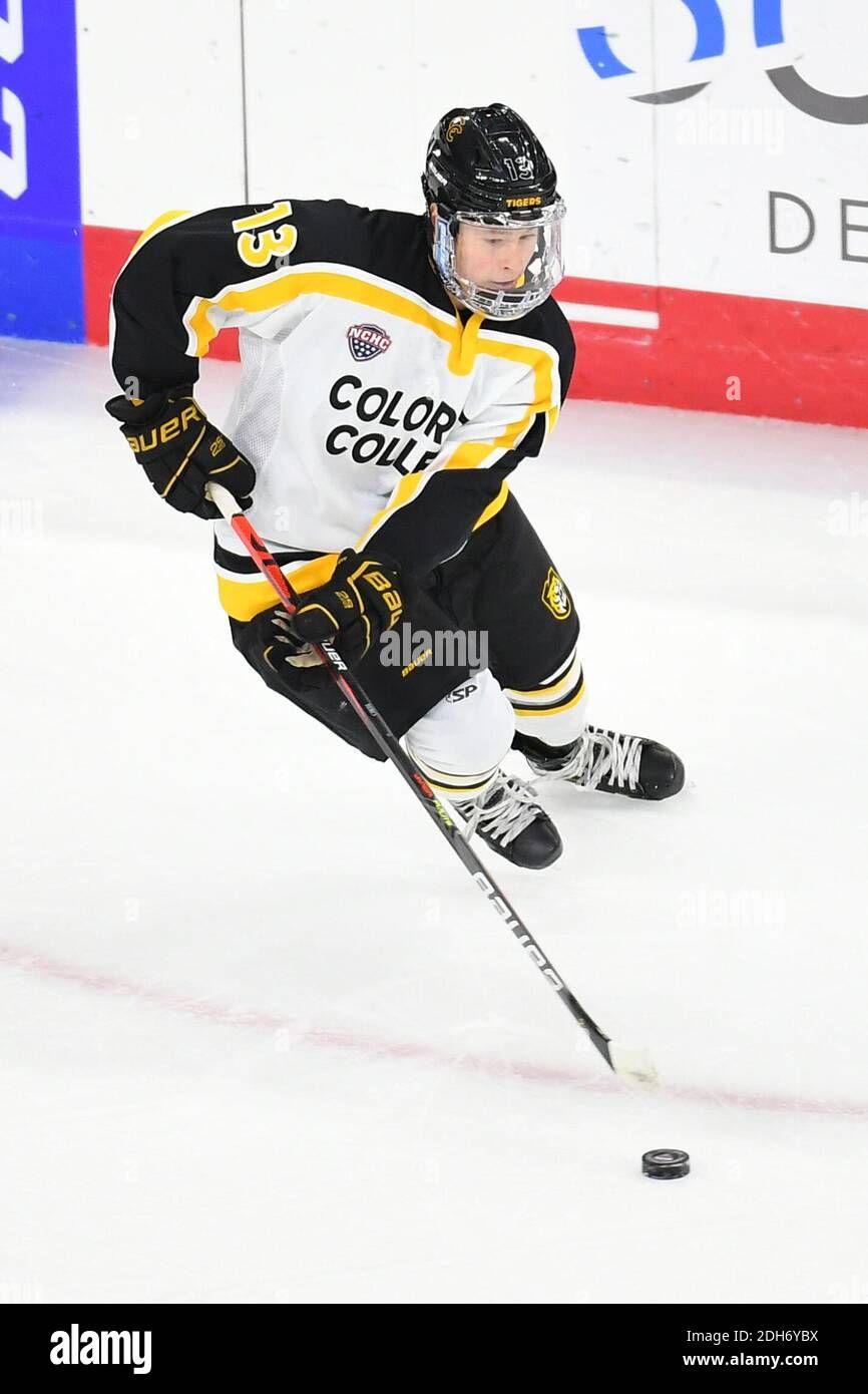 Colorado College Tigers at Nebraska Omaha Mavericks Mens Hockey at Baxter Arena