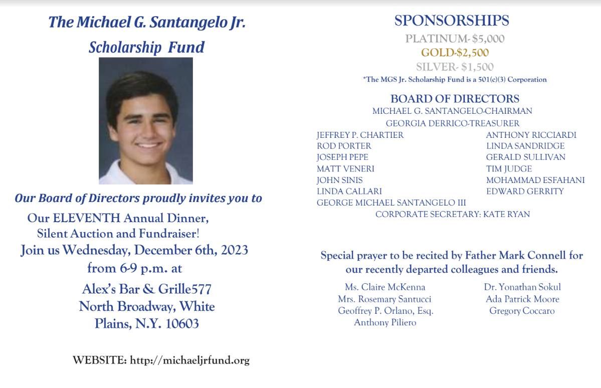 Santangelo Scholars Foundation Event