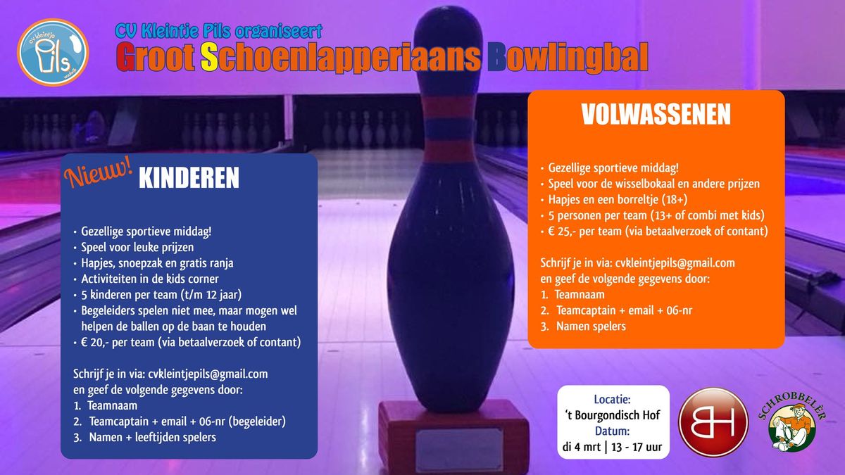 Groot Schoenlapperiaans Bowlingbal 2025