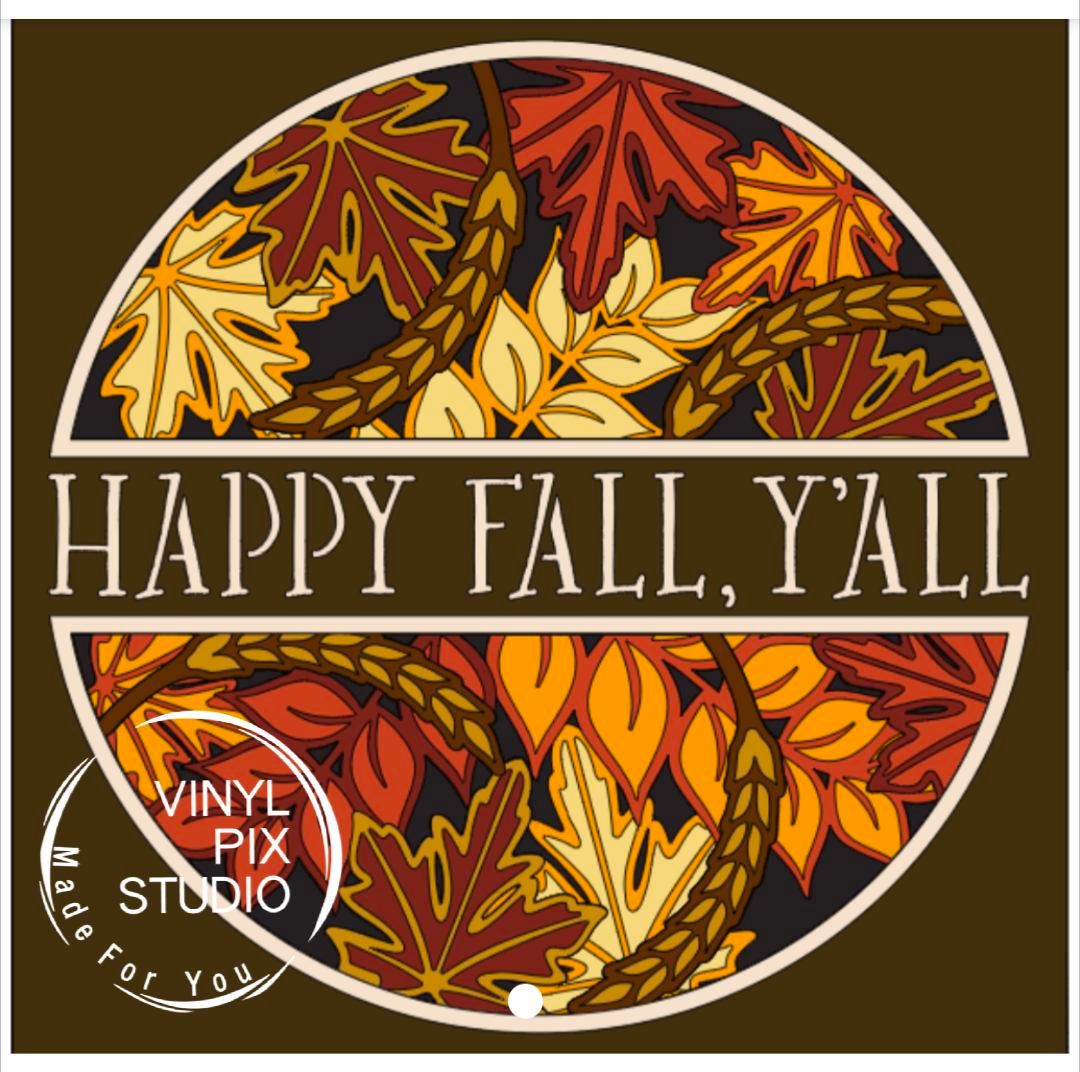 Vinyl Pix Studio- Happy Fall Y'all