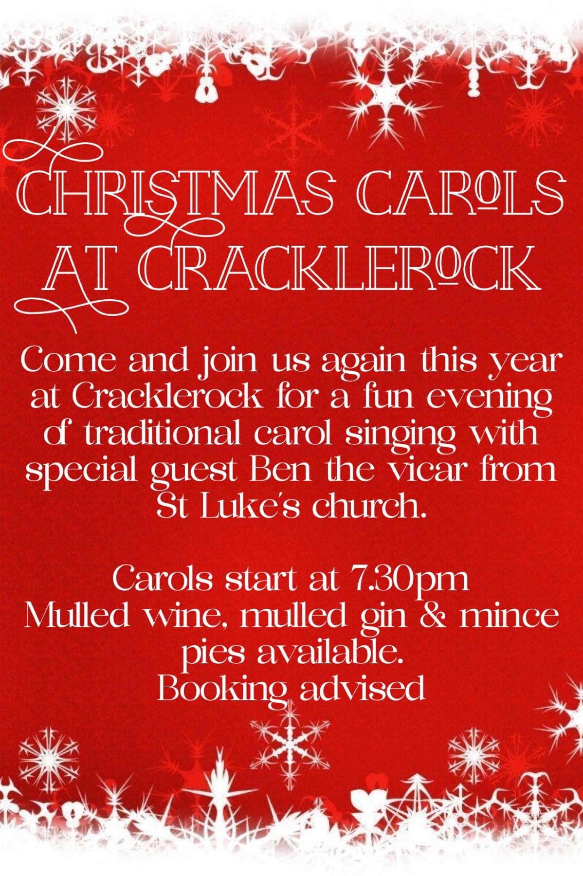 Christmas carols Night two 