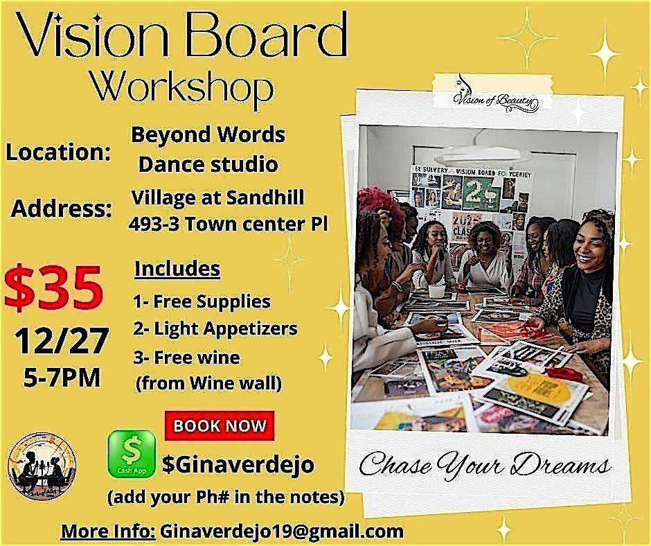 Vision of Beauty Vision Board event