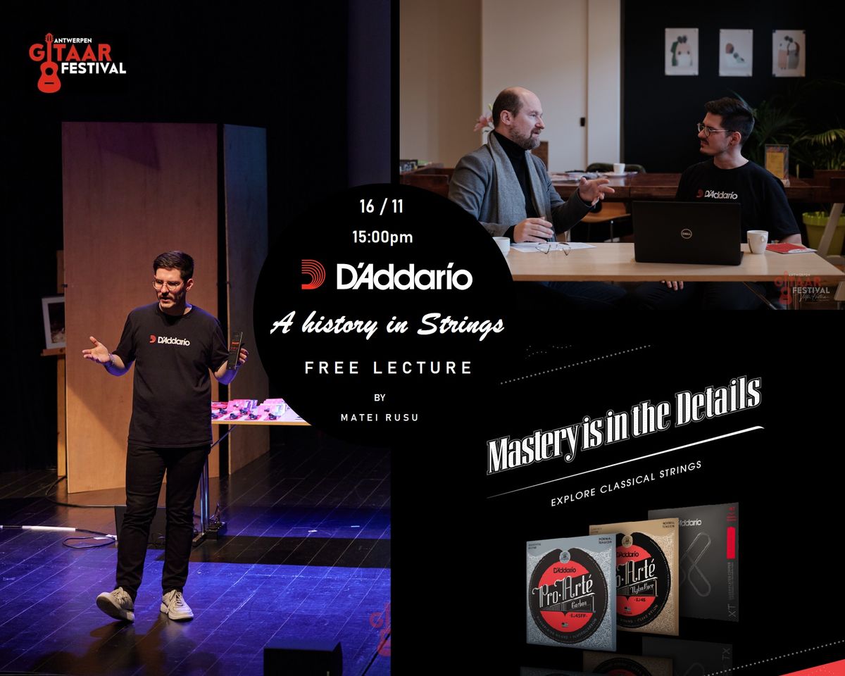 GITAARFESTIVAL: D'Addario - A History of String Manufacturing