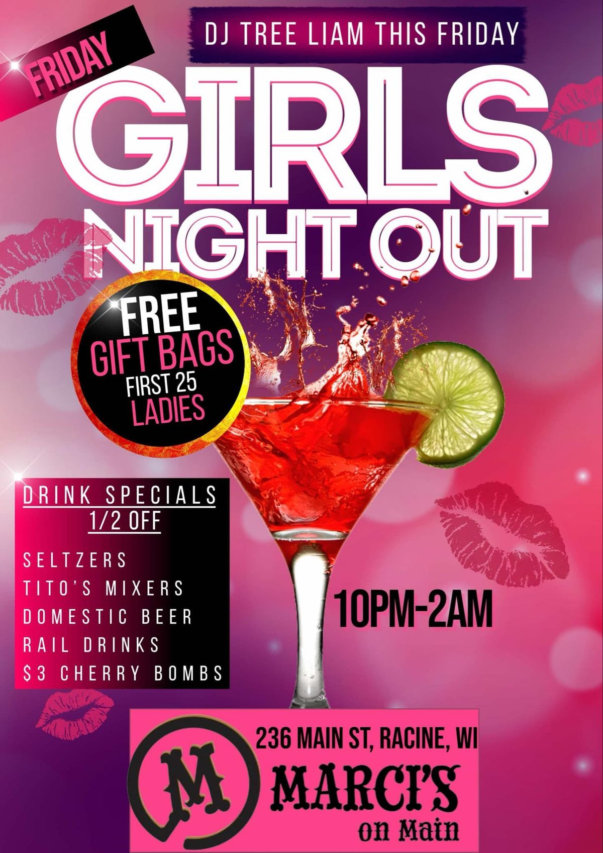 Ladies Night Fridays!