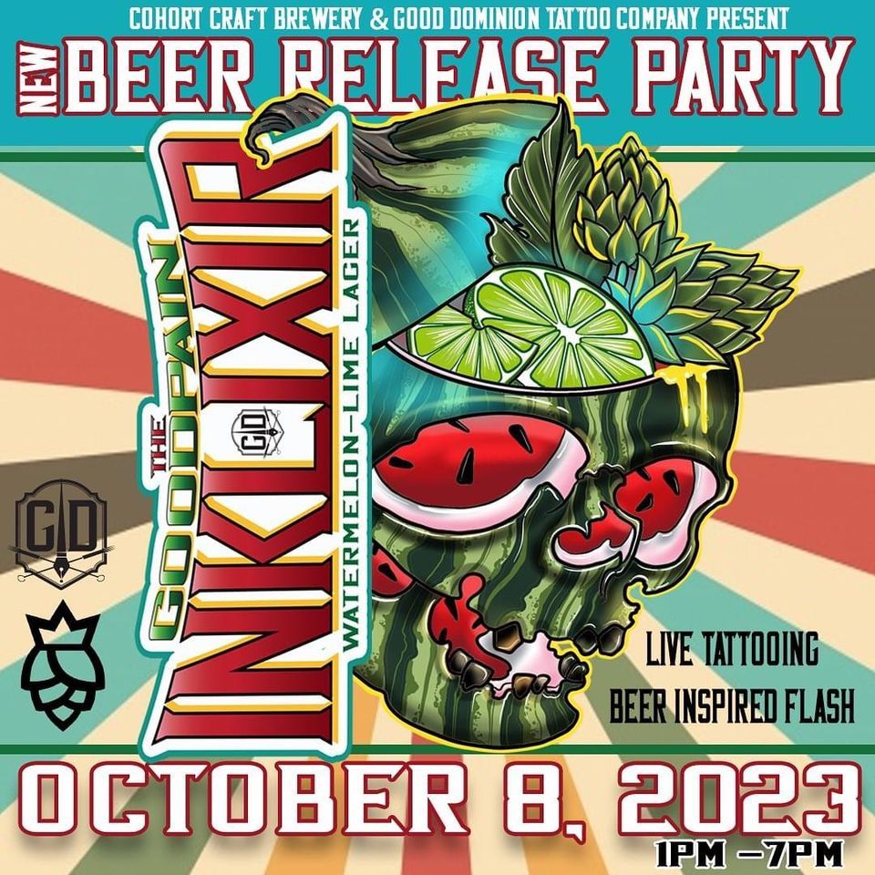 Good Dominion\u2019s \u2018The GoodPain Inklixir\u2019 Beer Release Party!!