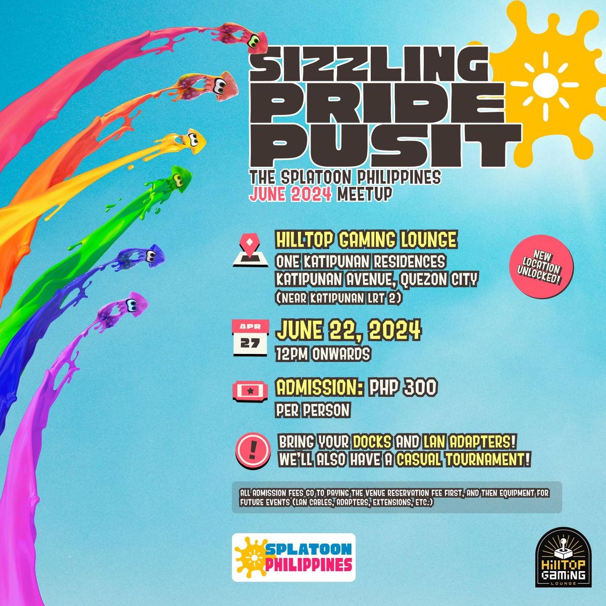 SIZZLING PRIDE PUSIT: The Splatoon Philippines June 2024 Meetup \u2600\ufe0f