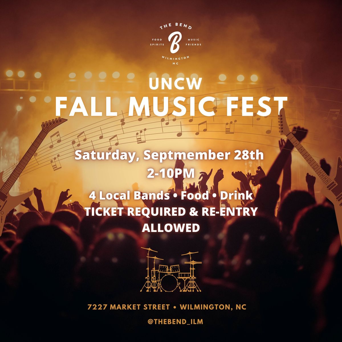 UNCW Fall Music Festival at The Bend