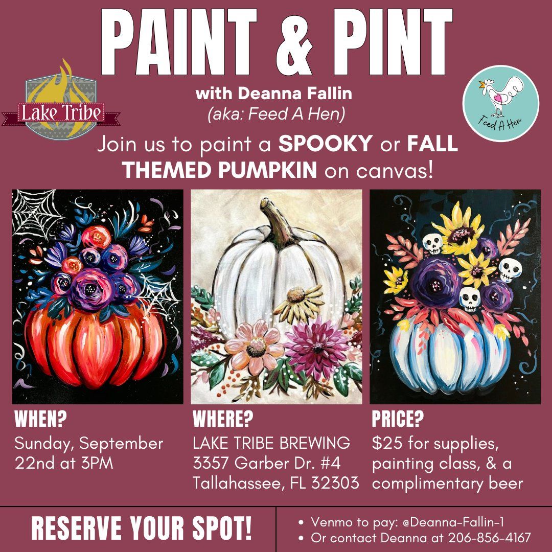 PAINT & PINT @ Lake Tribe Brewing