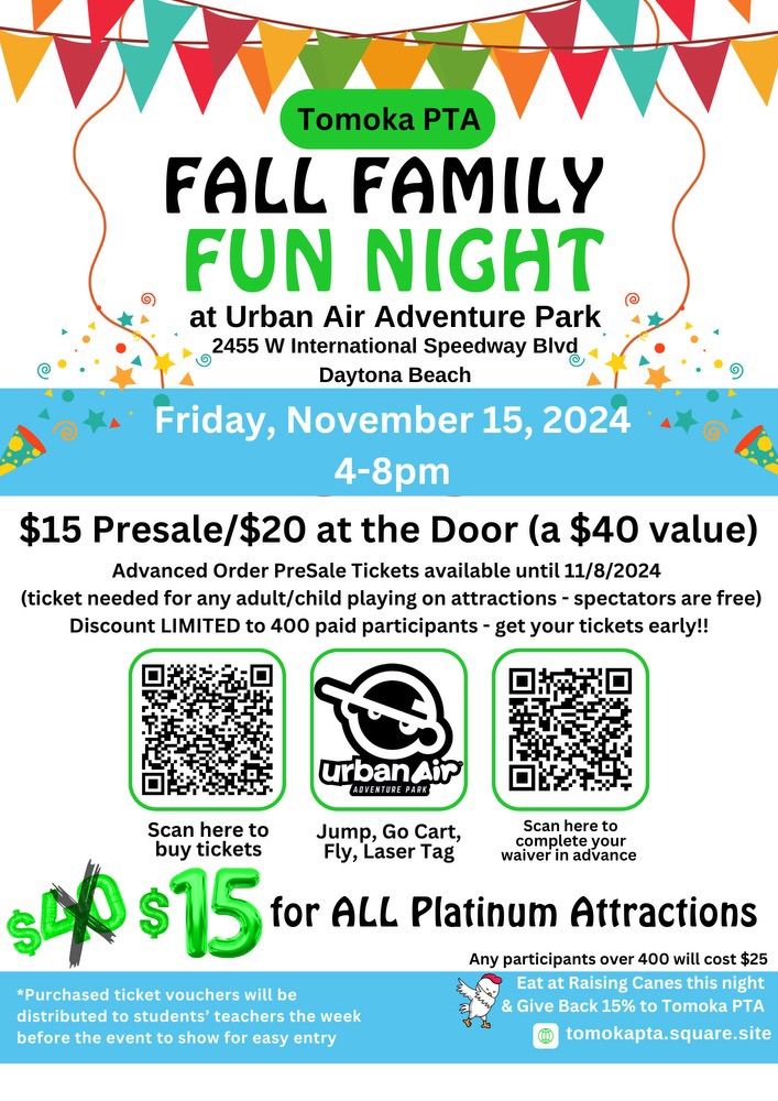 \ud83c\udf41FALL Family Fun Night!\ud83c\udf41