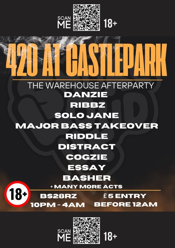 420 at castle park the warehouse after party