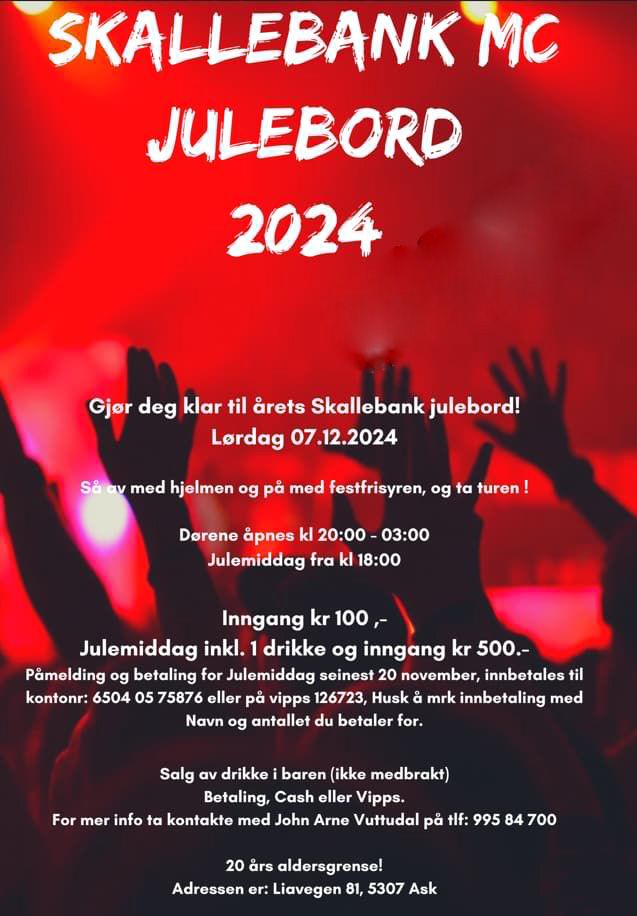 Skallebank julebord 2024