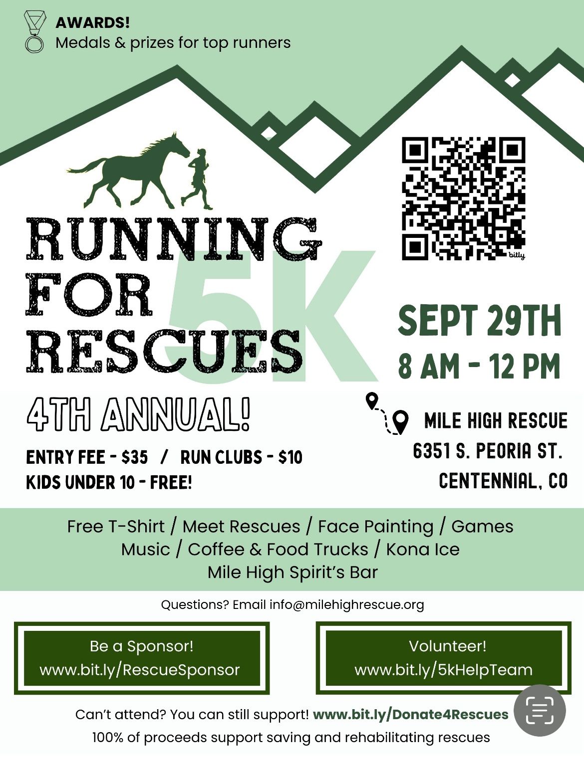 4th annual 5K - Run for Rescues!