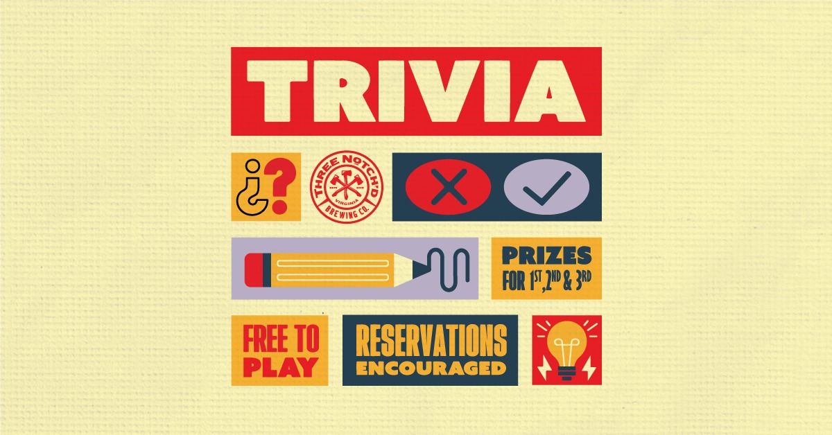 Trivia on Tap | Three Notch'd Brewing