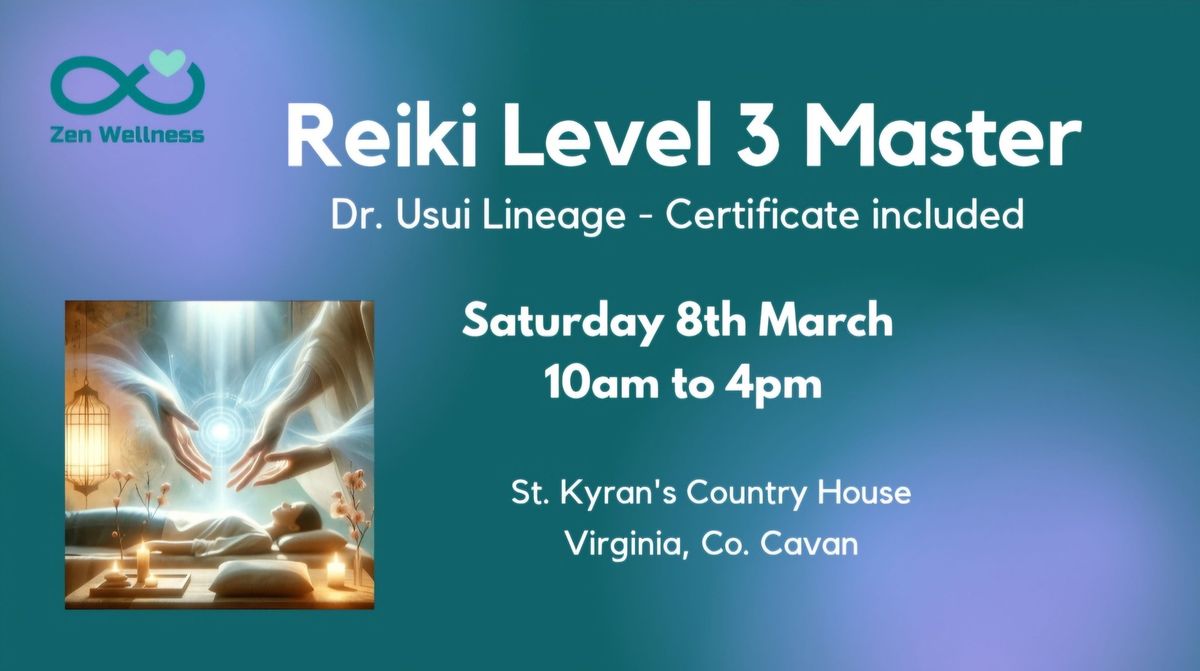 Reiki Master 3 & Reiki Master Teacher Degree - Dr. Usui Rhoyo