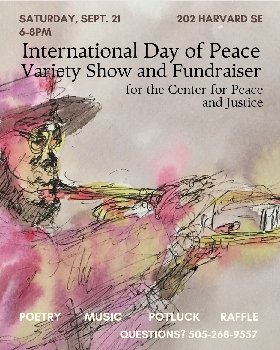 International Day of Peace Variety Show and Fundraiser