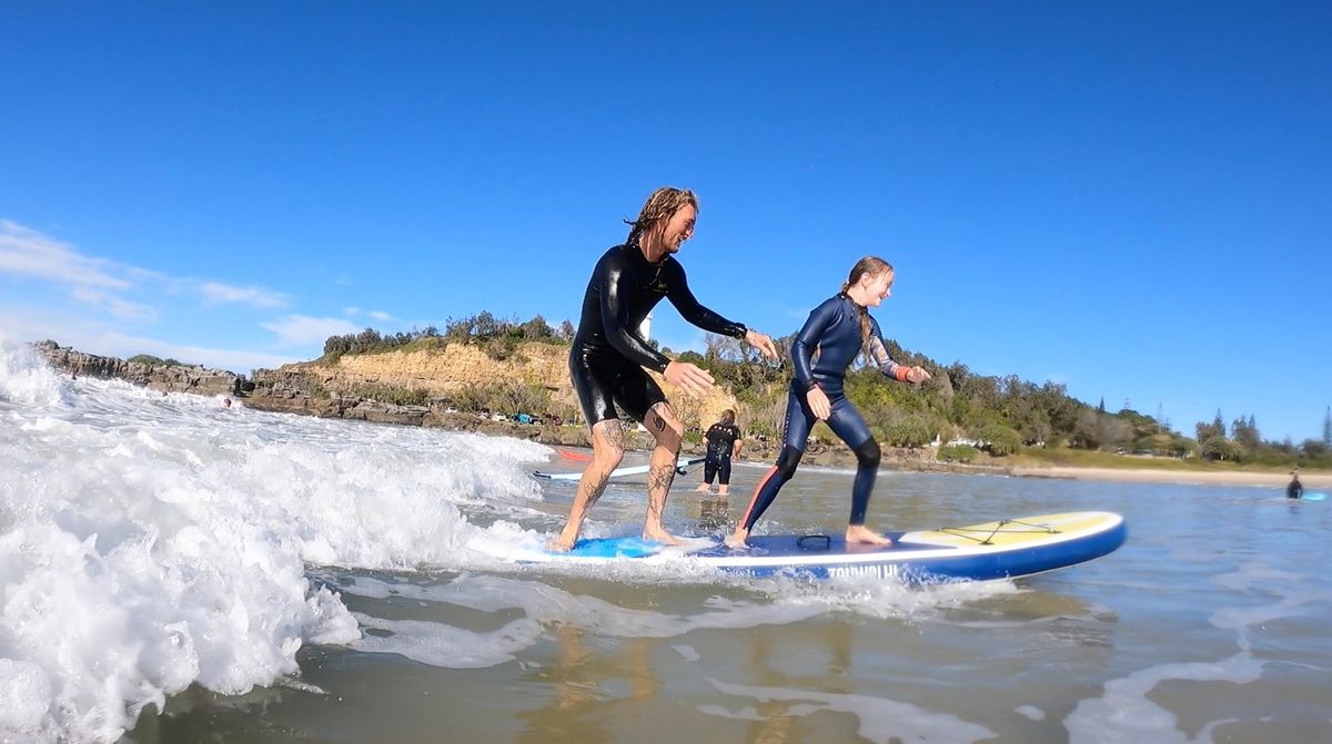 Surf Session at Minnie Water 