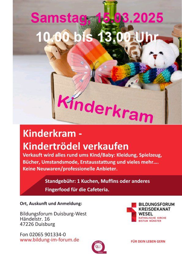 Kinderkram - Kindertr\u00f6del verkaufen 