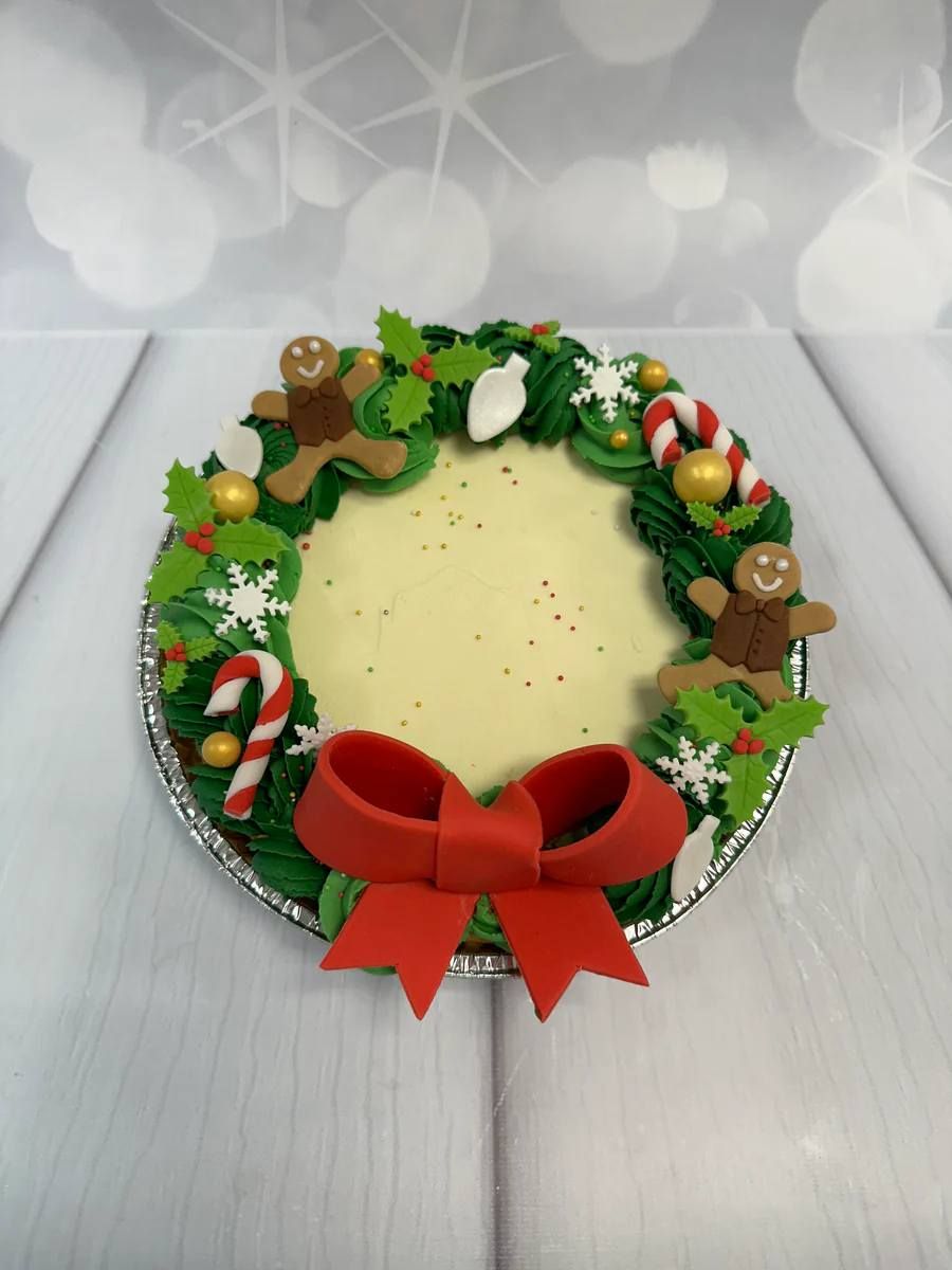 Round Christmas Wreath Traybake Workshop