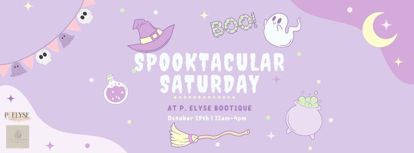 Spooktacular Saturday at P. Elyse BOOtique!