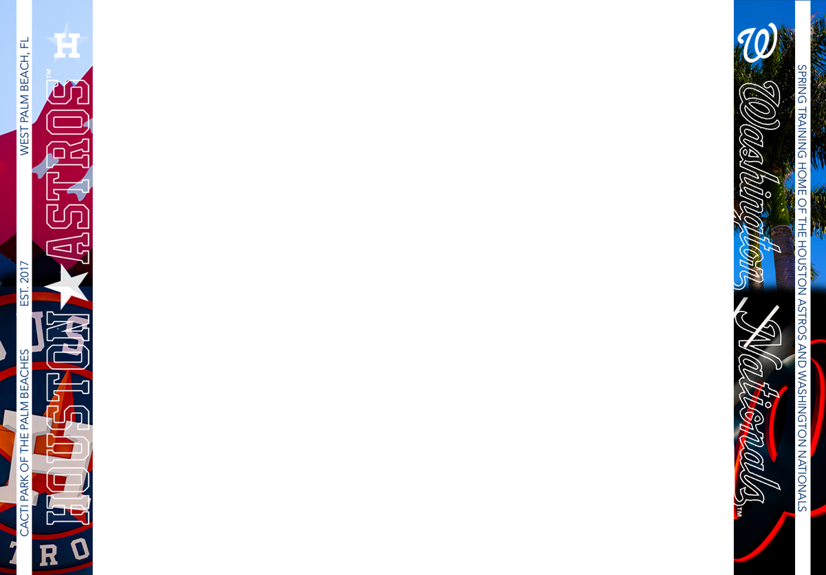 Spring Training - Houston Astros at Washington Nationals at CACTI Park of the Palm Beaches