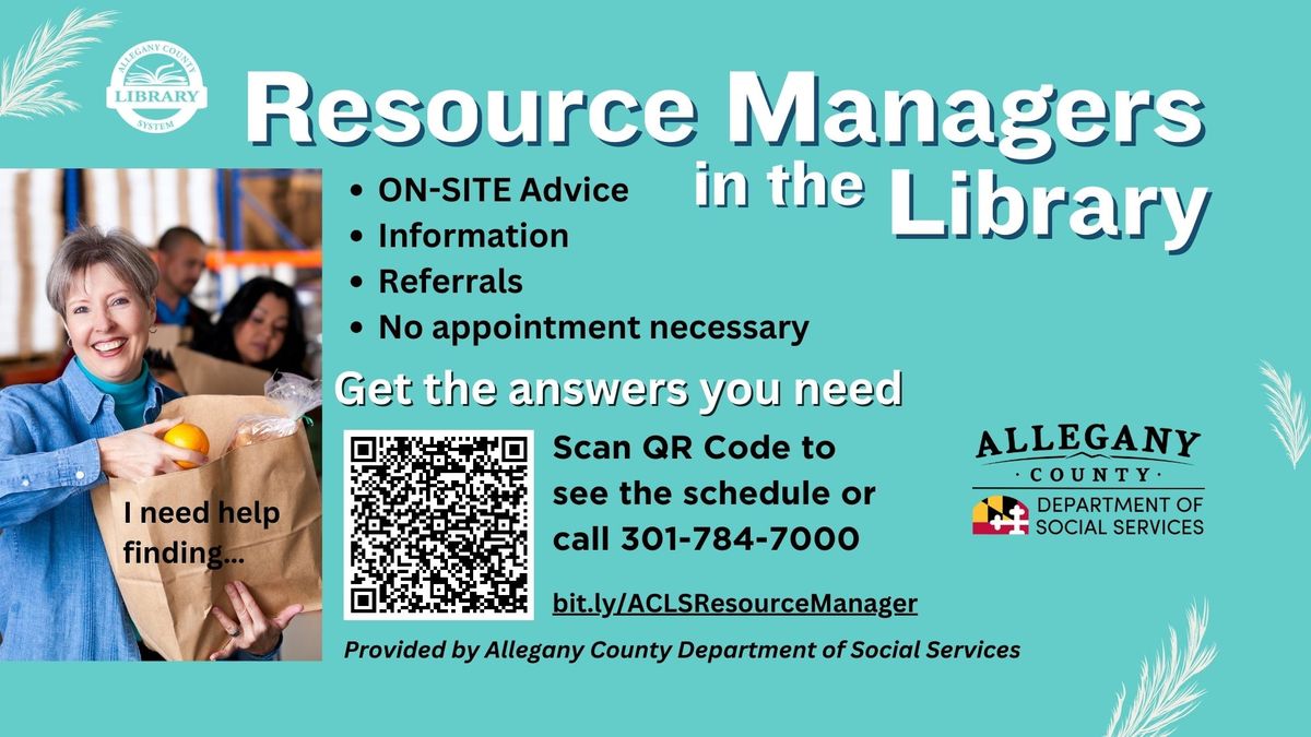 Resource Manager in the Frostburg Library