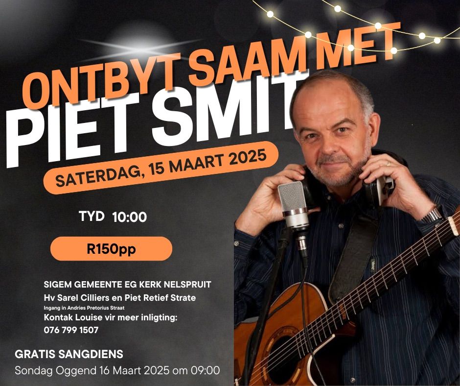 Naweek saam met Piet Smit