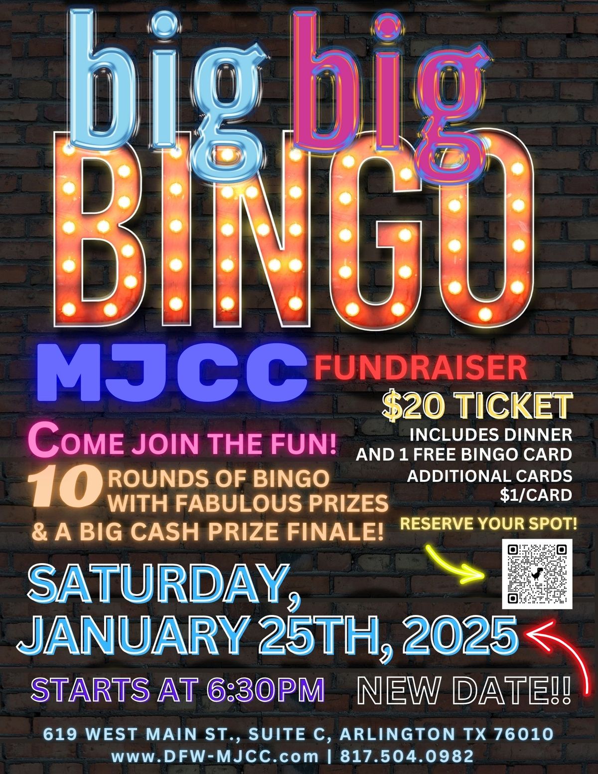 Big Big Bingo Fundraiser 