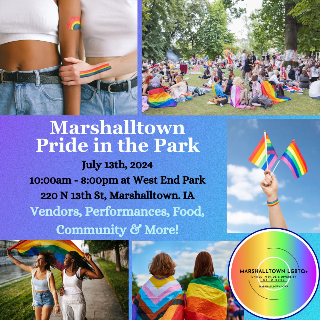 Marshalltown Pride in the Park 2024, West End Park, Marshalltown, 13 ...