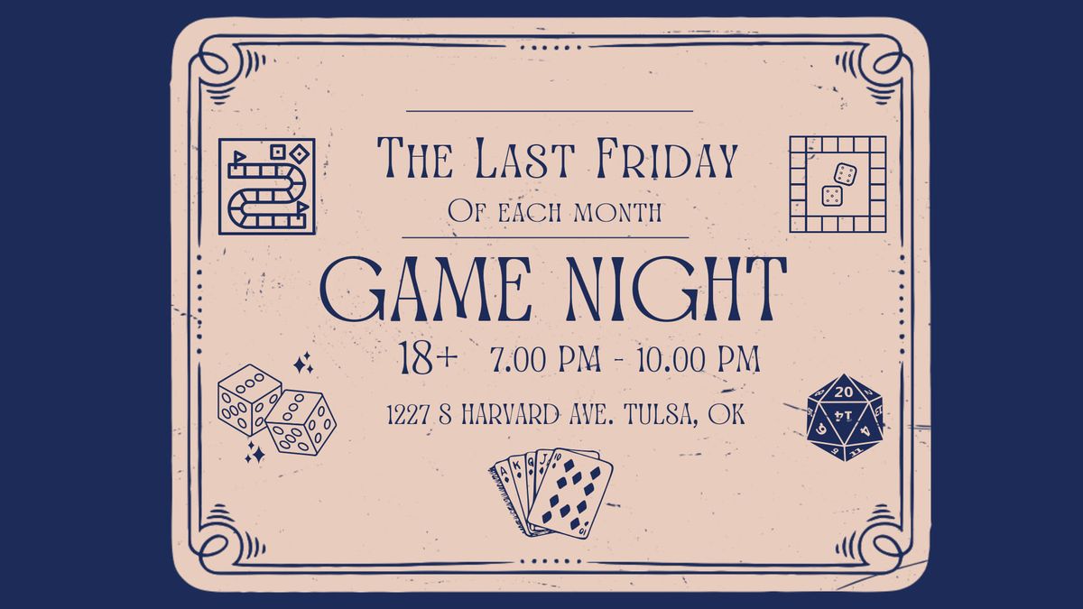 Last Friday Game Night 