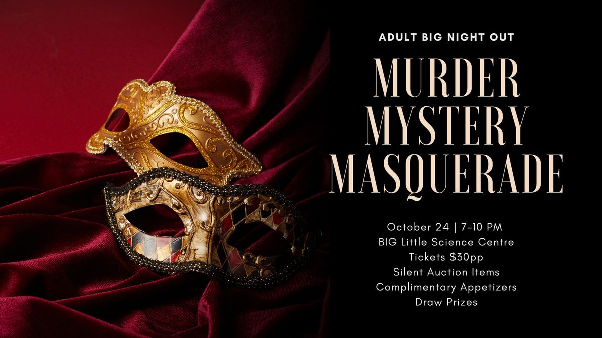 Murder Mystery masquerade Fundraiser