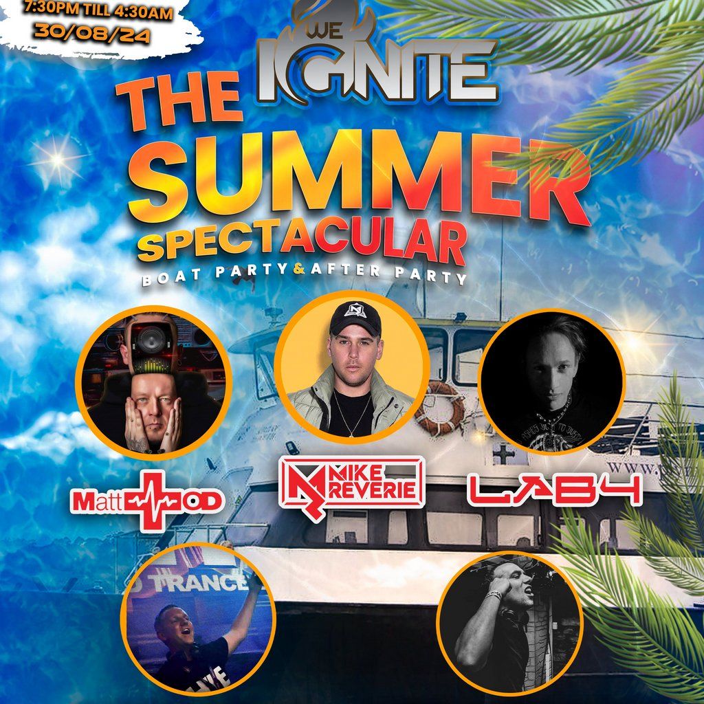 We-Ignite - Summer Specatular Boat Party & After Party