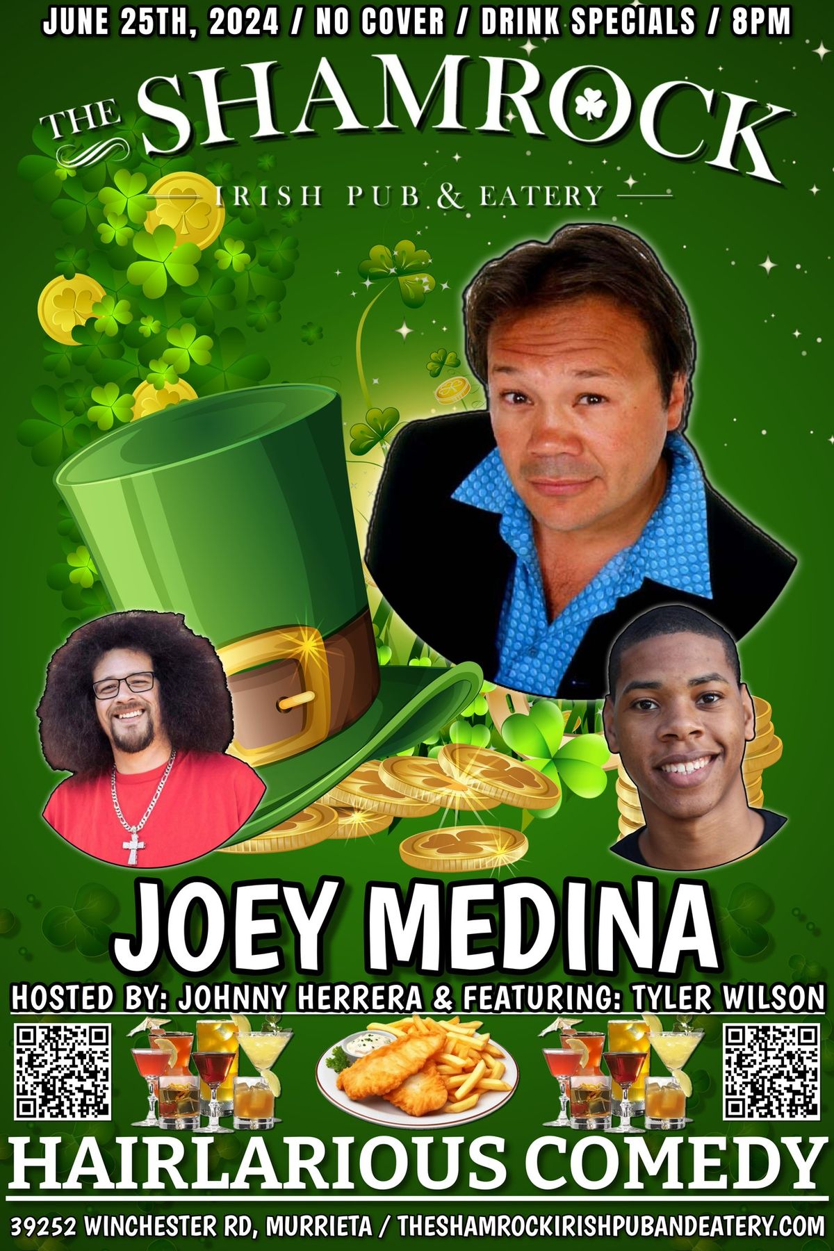 HAIRlarious Comedy Show W\/ Tyler Wilson & Joey Medina