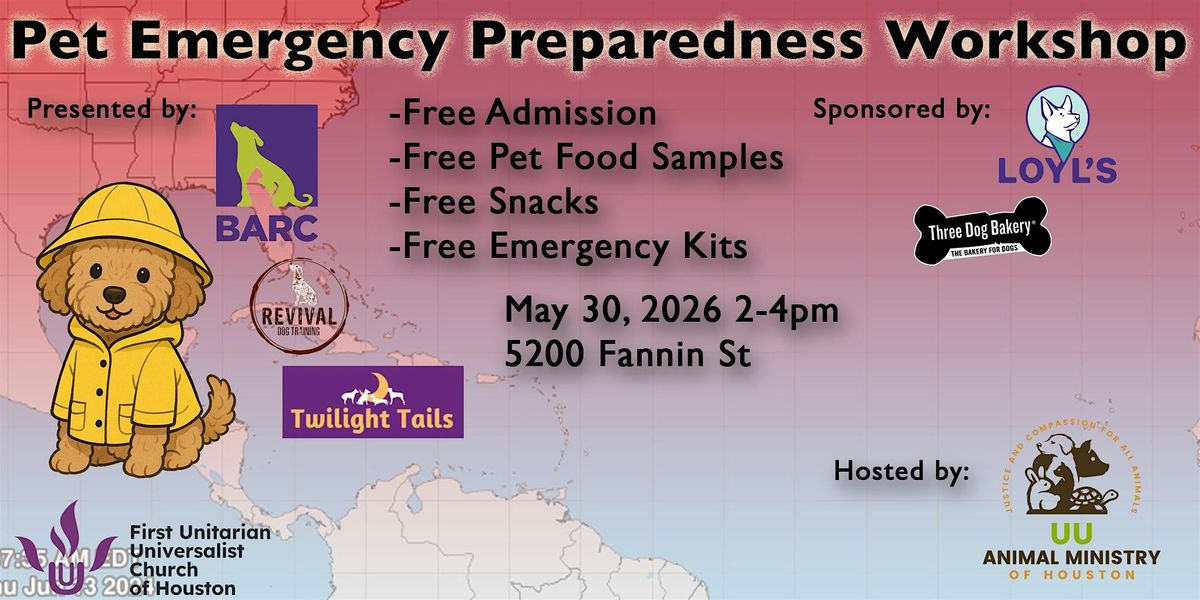 3rd Annual Pet Emergency Preparedness Workshop