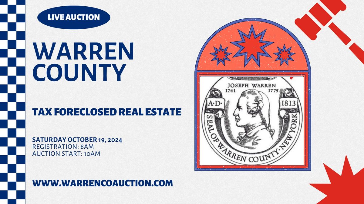 Warren County- Tax Foreclosed Real Estate Auction (LIVE AUCTION)