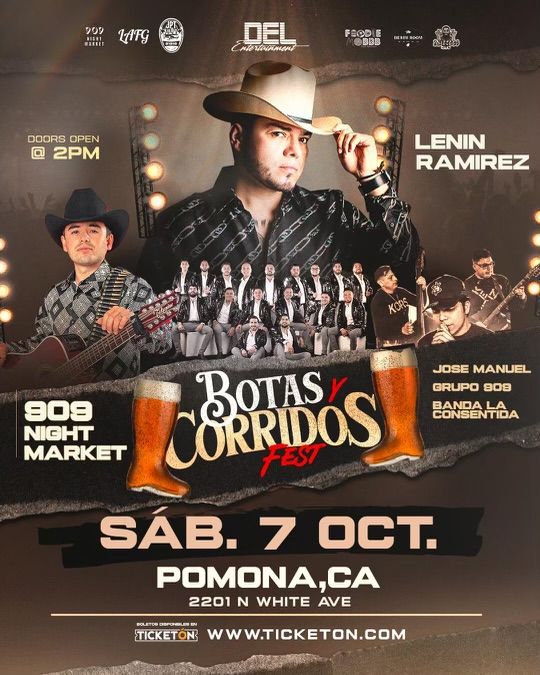 Botas Y Corridos Fest , The Derby Room Pomona at Fairplex, 7 October 2023