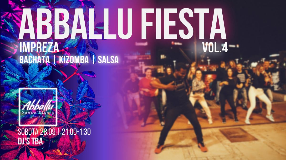 Abballu Fiesta vol.4 | Impreza | Sobota 28.09 | 21:00-1:30