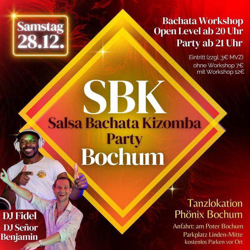 Salsa Bachata Kizomba Party \u2b50 SBK BOCHUM \u2b50