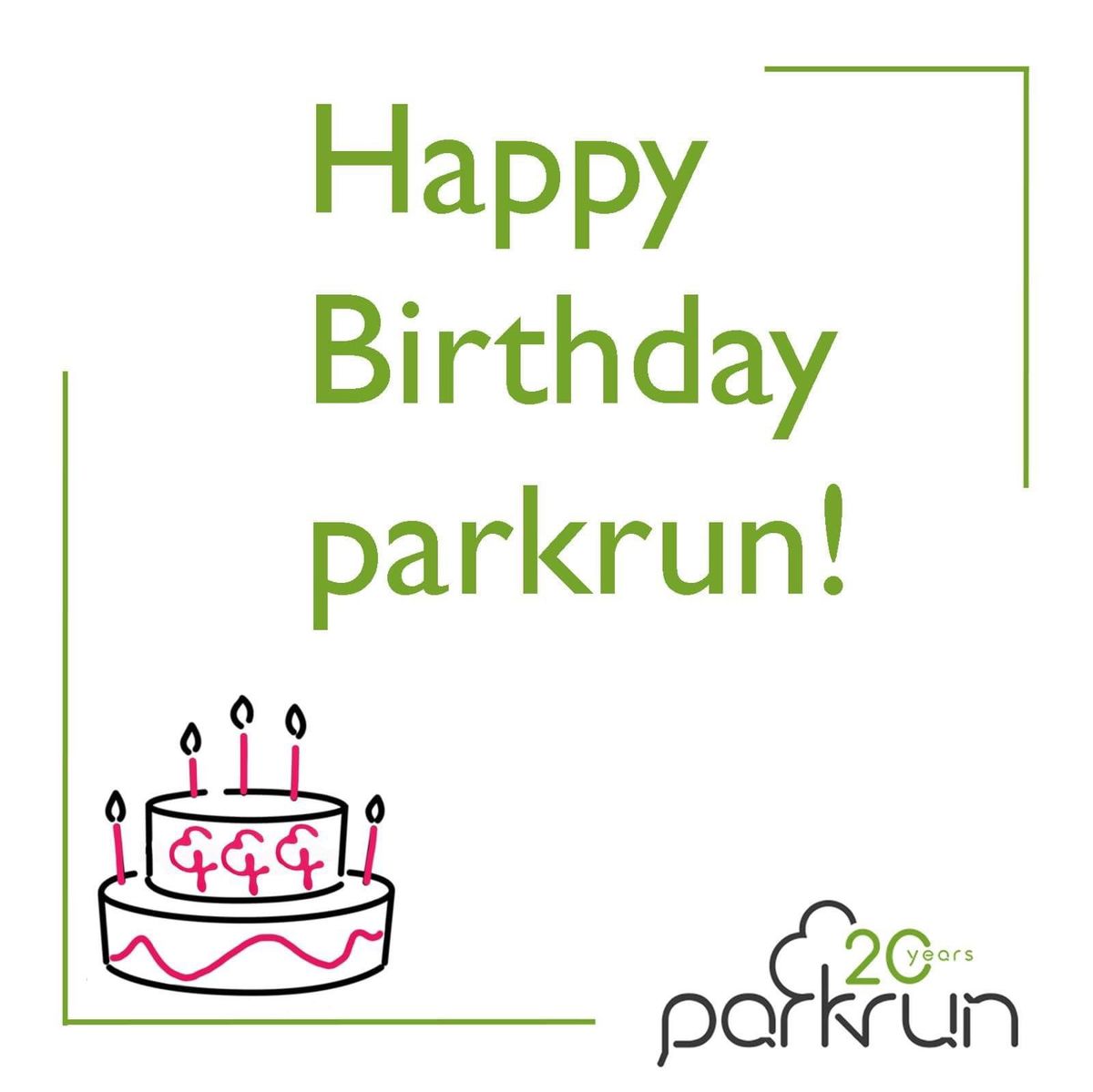 20th anniversary for parkrun