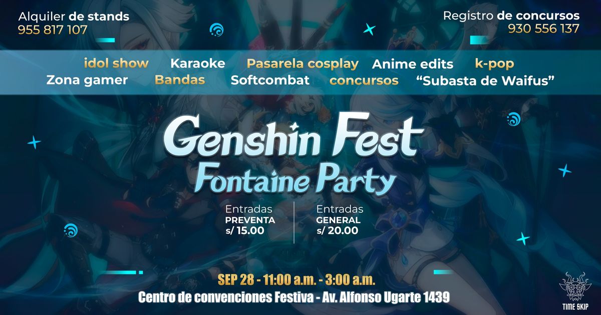 Genshin Fest - Fontaine Party