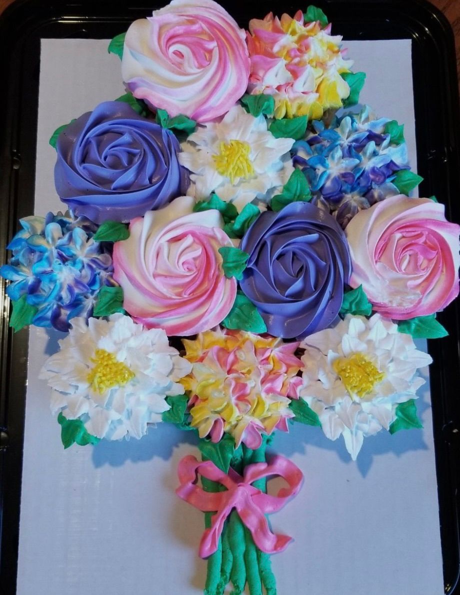 Cupcake bouquet cake decorating class 